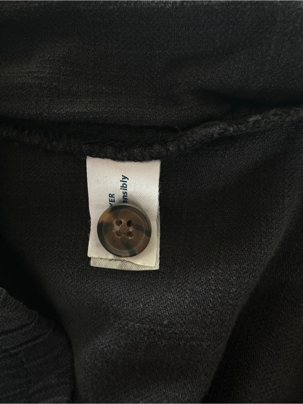 Elle Relaxed Crop Pant in Phantom Charcoal Black Size XS Elastic Waist - Picture 12 of 13